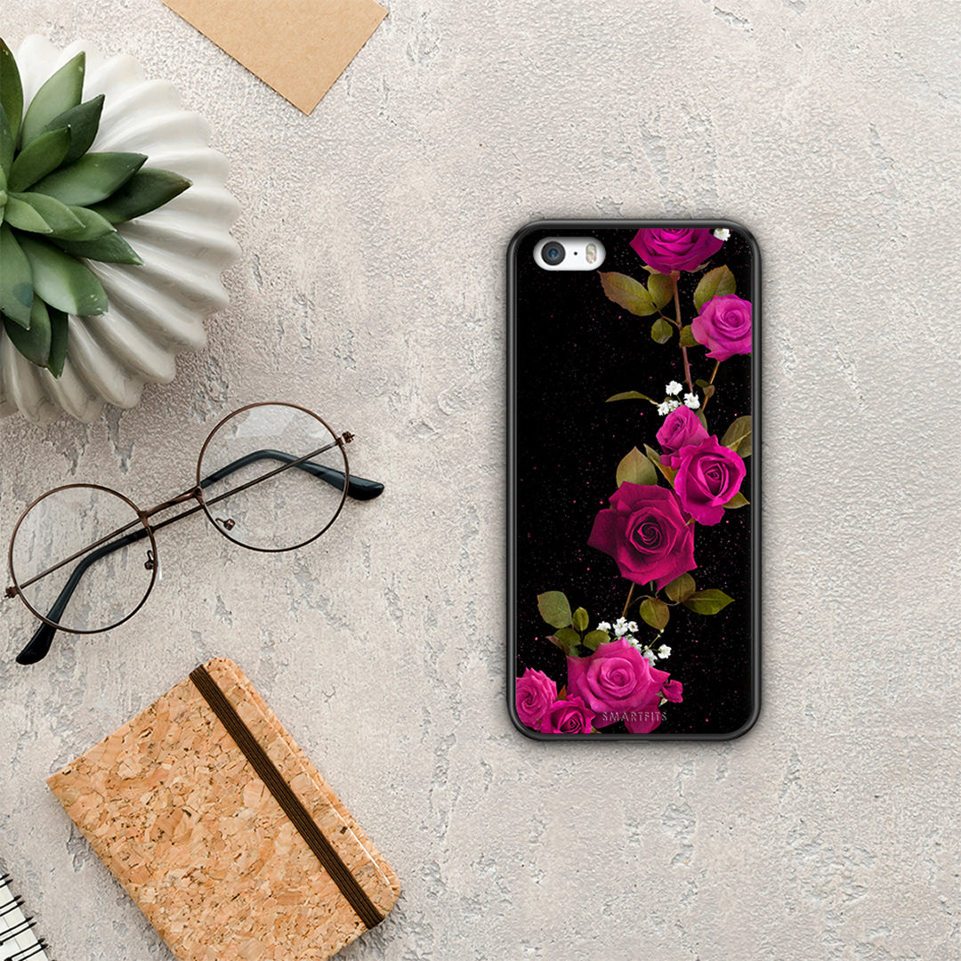 Flower Red Roses - iPhone 5 / 5s / SE θήκη