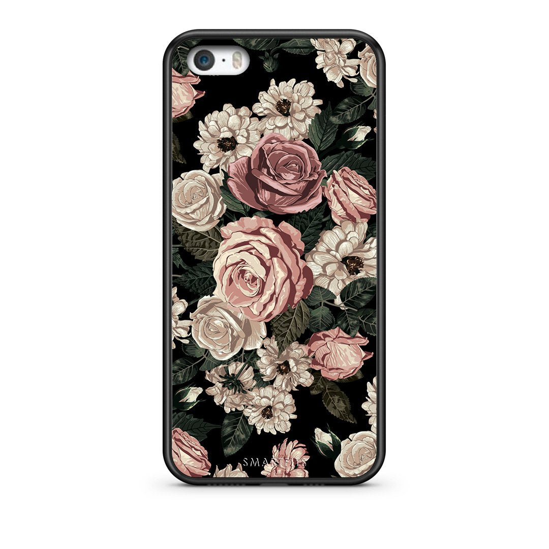 4 - iPhone 5/5s/SE Wild Roses Flower case, cover, bumper