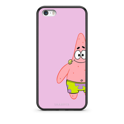 iPhone 5/5s/SE  Friends Patrick θήκη από τη Smartfits με σχέδιο στο πίσω μέρος και μαύρο περίβλημα | Smartphone case with colorful back and black bezels by Smartfits