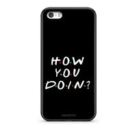 Thumbnail for iPhone 5/5s/SE How You Doin θήκη από τη Smartfits με σχέδιο στο πίσω μέρος και μαύρο περίβλημα | Smartphone case with colorful back and black bezels by Smartfits