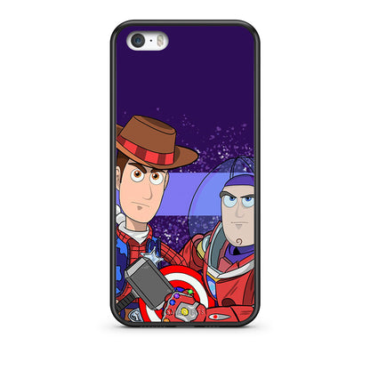 iPhone 5/5s/SE Infinity Story θήκη από τη Smartfits με σχέδιο στο πίσω μέρος και μαύρο περίβλημα | Smartphone case with colorful back and black bezels by Smartfits