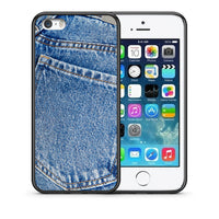 Thumbnail for Θήκη iPhone 5/5s/SE Jeans Pocket από τη Smartfits με σχέδιο στο πίσω μέρος και μαύρο περίβλημα | iPhone 5/5s/SE Jeans Pocket case with colorful back and black bezels