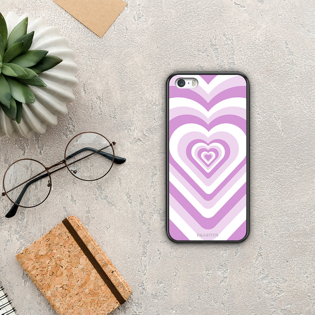 Lilac Hearts - iPhone 5 / 5s / SE θήκη