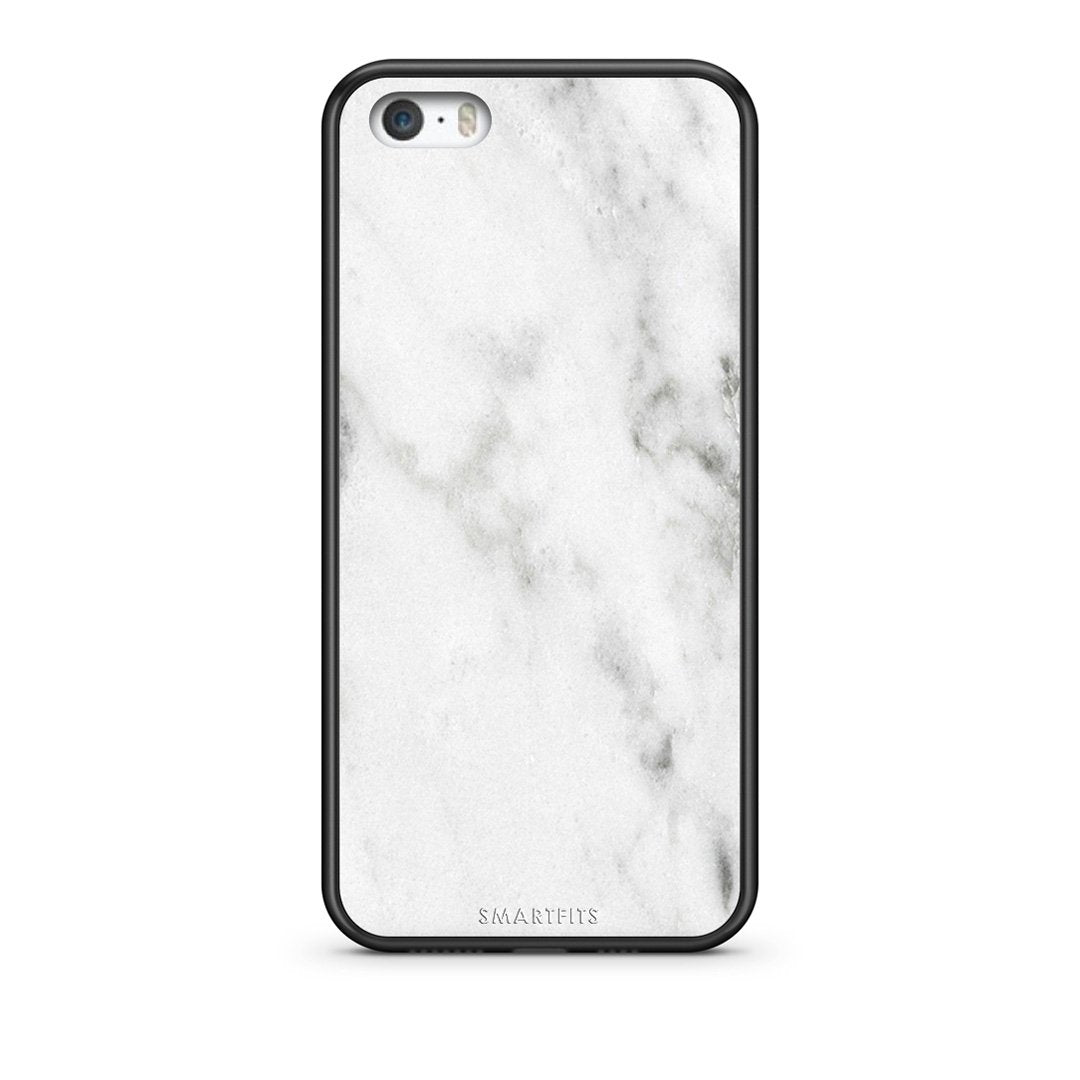 2 - iPhone 5/5s/SE White marble case, cover, bumper