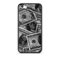 Thumbnail for iPhone 5/5s/SE Money Dollars θήκη από τη Smartfits με σχέδιο στο πίσω μέρος και μαύρο περίβλημα | Smartphone case with colorful back and black bezels by Smartfits