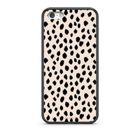 Thumbnail for iPhone 5/5s/SE New Polka Dots θήκη από τη Smartfits με σχέδιο στο πίσω μέρος και μαύρο περίβλημα | Smartphone case with colorful back and black bezels by Smartfits