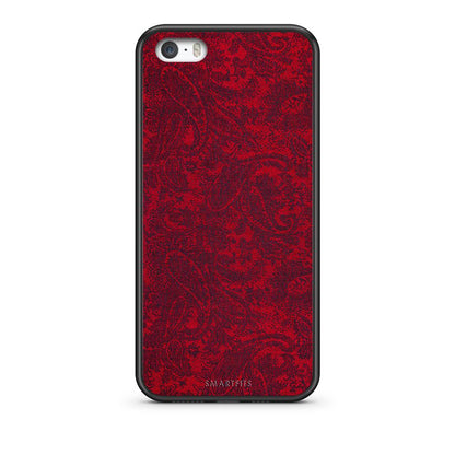 iPhone 5/5s/SE Paisley Cashmere θήκη από τη Smartfits με σχέδιο στο πίσω μέρος και μαύρο περίβλημα | Smartphone case with colorful back and black bezels by Smartfits