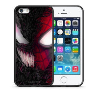 Thumbnail for Θήκη iPhone 5/5s/SE SpiderVenom PopArt από τη Smartfits με σχέδιο στο πίσω μέρος και μαύρο περίβλημα | iPhone 5/5s/SE SpiderVenom PopArt case with colorful back and black bezels