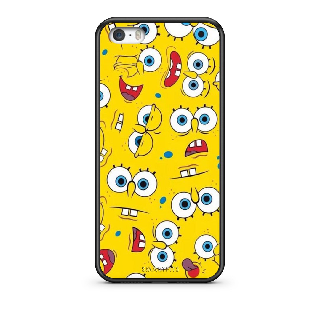 4 - iPhone 5/5s/SE Sponge PopArt case, cover, bumper