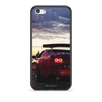 Thumbnail for iPhone 5/5s/SE Racing Supra θήκη από τη Smartfits με σχέδιο στο πίσω μέρος και μαύρο περίβλημα | Smartphone case with colorful back and black bezels by Smartfits