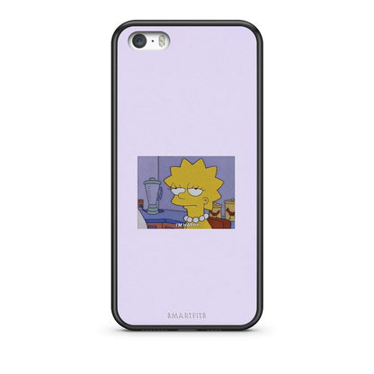 iPhone 5/5s/SE So Happy θήκη από τη Smartfits με σχέδιο στο πίσω μέρος και μαύρο περίβλημα | Smartphone case with colorful back and black bezels by Smartfits