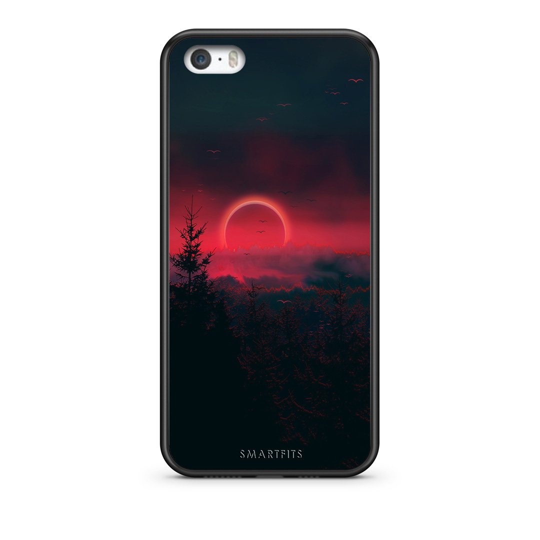 4 - iPhone 5/5s/SE Sunset Tropic case, cover, bumper