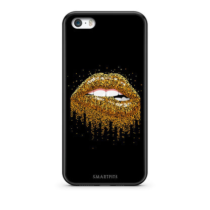 4 - iPhone 5/5s/SE Golden Valentine case, cover, bumper
