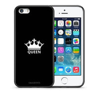 Thumbnail for Θήκη iPhone 5/5s/SE Queen Valentine από τη Smartfits με σχέδιο στο πίσω μέρος και μαύρο περίβλημα | iPhone 5/5s/SE Queen Valentine case with colorful back and black bezels