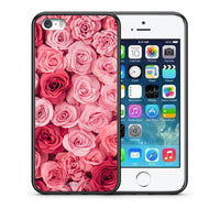 Thumbnail for Θήκη iPhone 5/5s/SE RoseGarden Valentine από τη Smartfits με σχέδιο στο πίσω μέρος και μαύρο περίβλημα | iPhone 5/5s/SE RoseGarden Valentine case with colorful back and black bezels