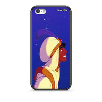 Thumbnail for iPhone 5/5s/SE Alladin And Jasmine Love 1 θήκη από τη Smartfits με σχέδιο στο πίσω μέρος και μαύρο περίβλημα | Smartphone case with colorful back and black bezels by Smartfits