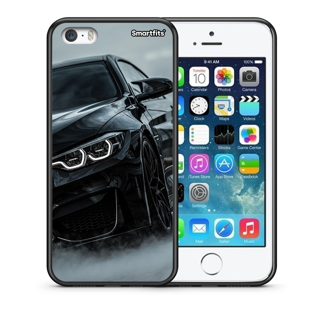 Θήκη iPhone 5/5s/SE Black BMW από τη Smartfits με σχέδιο στο πίσω μέρος και μαύρο περίβλημα | iPhone 5/5s/SE Black BMW case with colorful back and black bezels