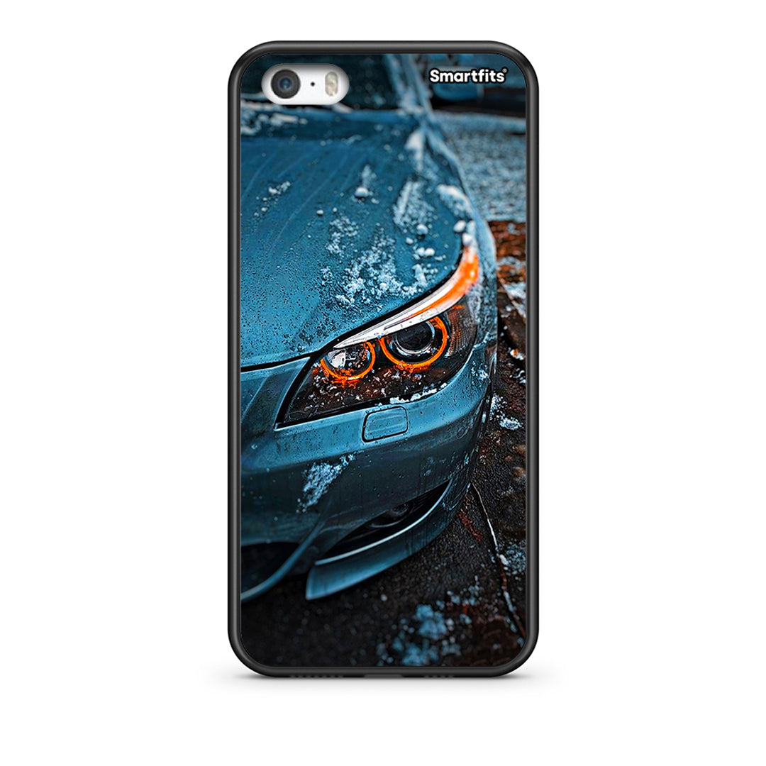 iPhone 5 / 5s / SE Bmw E60 Θήκη από τη Smartfits με σχέδιο στο πίσω μέρος και μαύρο περίβλημα | Smartphone case with colorful back and black bezels by Smartfits