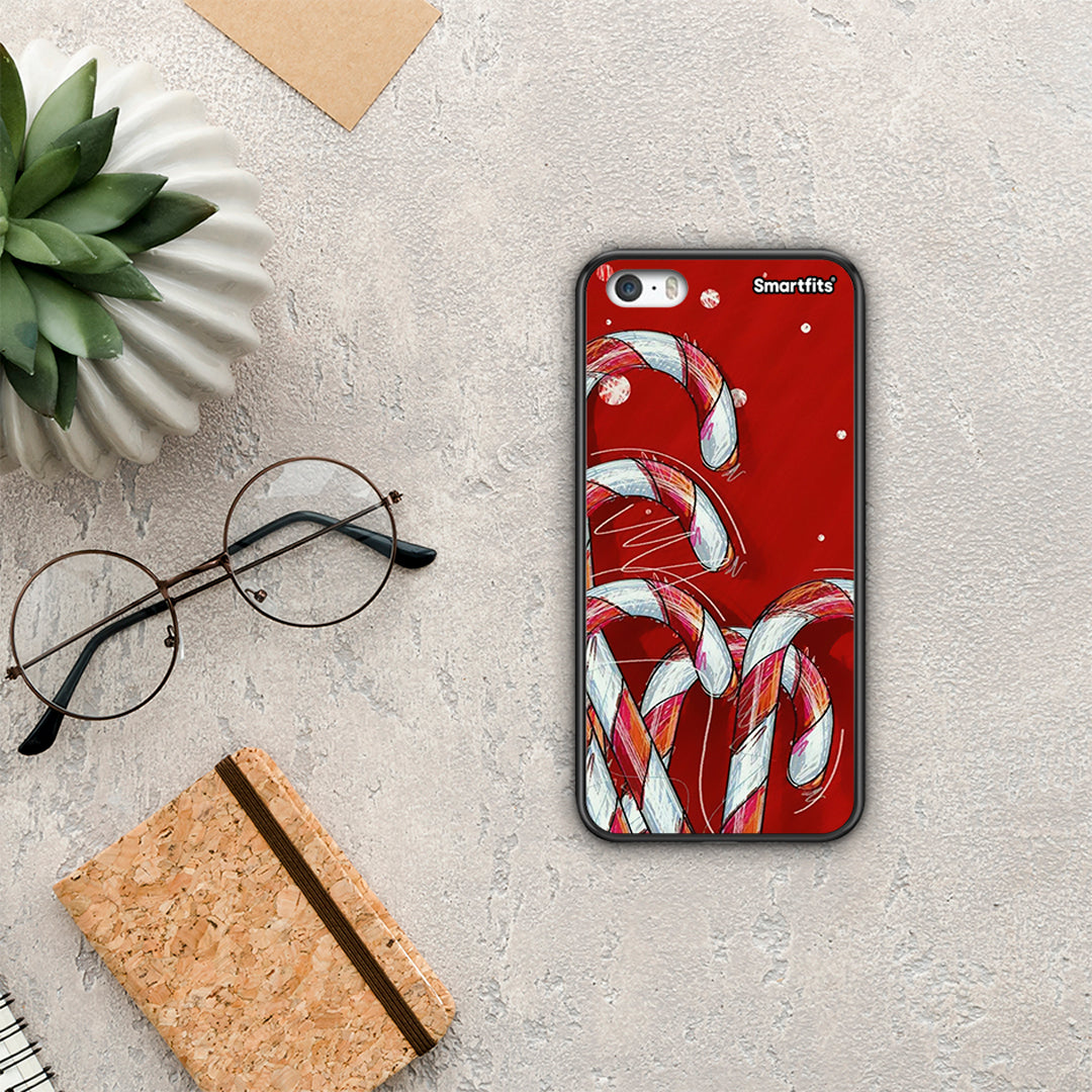 Candy Cane - iPhone 5 / 5s / SE θήκη