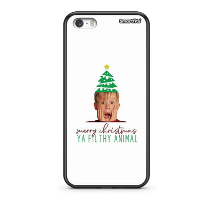 iPhone 5/5s/SE Filthy Animal θήκη από τη Smartfits με σχέδιο στο πίσω μέρος και μαύρο περίβλημα | Smartphone case with colorful back and black bezels by Smartfits