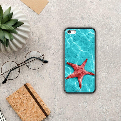 Red Starfish - iPhone 5 / 5s / SE θήκη