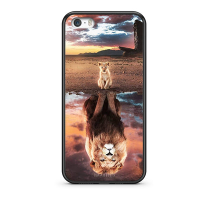 iPhone 5 / 5s / SE Sunset Dreams Θήκη Αγίου Βαλεντίνου από τη Smartfits με σχέδιο στο πίσω μέρος και μαύρο περίβλημα | Smartphone case with colorful back and black bezels by Smartfits