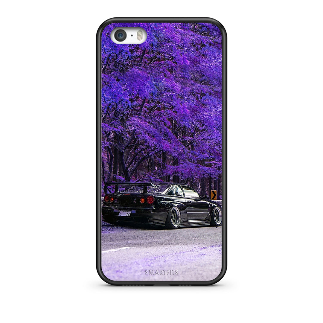iPhone 5 / 5s / SE Super Car Θήκη Αγίου Βαλεντίνου από τη Smartfits με σχέδιο στο πίσω μέρος και μαύρο περίβλημα | Smartphone case with colorful back and black bezels by Smartfits
