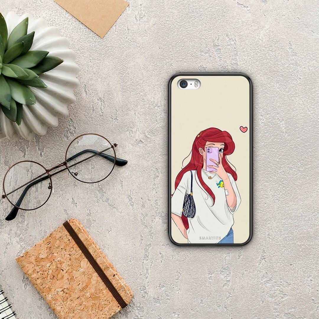 Walking Mermaid - iPhone 5 / 5s / SE θήκη