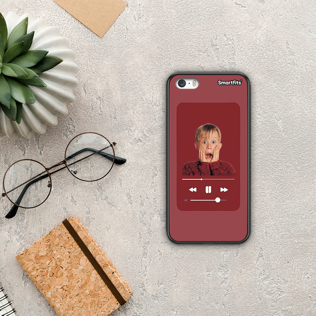 Xmas Alone Music - iPhone 5 / 5s / SE θήκη