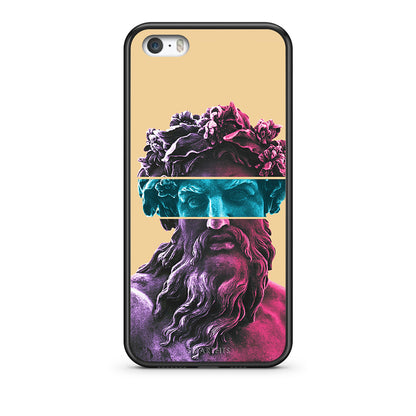 iPhone 5 / 5s / SE Zeus Art Θήκη Αγίου Βαλεντίνου από τη Smartfits με σχέδιο στο πίσω μέρος και μαύρο περίβλημα | Smartphone case with colorful back and black bezels by Smartfits