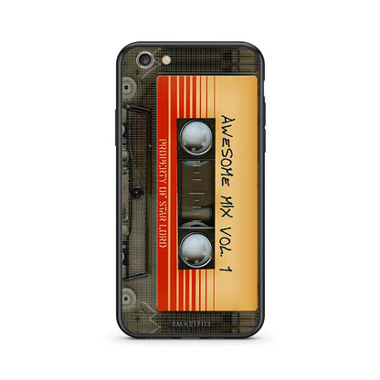 iphone 6 6s Awesome Mix θήκη από τη Smartfits με σχέδιο στο πίσω μέρος και μαύρο περίβλημα | Smartphone case with colorful back and black bezels by Smartfits