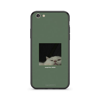 iphone 6 6s Bitch Surprise θήκη από τη Smartfits με σχέδιο στο πίσω μέρος και μαύρο περίβλημα | Smartphone case with colorful back and black bezels by Smartfits