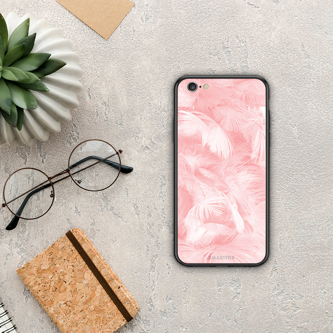 Boho Pink Feather - iPhone 6 Plus / 6s Plus θήκη