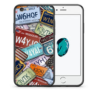Thumbnail for Θήκη iPhone 6/6s Car Plates από τη Smartfits με σχέδιο στο πίσω μέρος και μαύρο περίβλημα | iPhone 6/6s Car Plates case with colorful back and black bezels