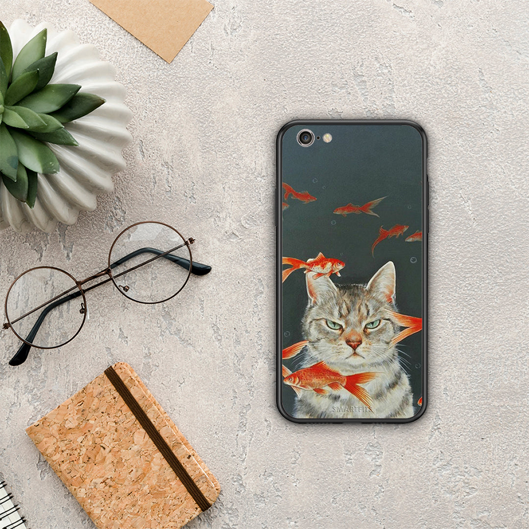 Cat Goldfish - iPhone 6 / 6s θήκη