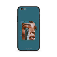 Thumbnail for iphone 6 6s Cry An Ocean θήκη από τη Smartfits με σχέδιο στο πίσω μέρος και μαύρο περίβλημα | Smartphone case with colorful back and black bezels by Smartfits
