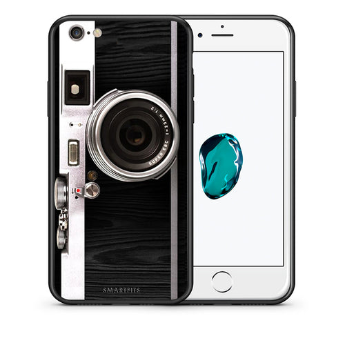 Θήκη iPhone 6/6s Emily In Paris από τη Smartfits με σχέδιο στο πίσω μέρος και μαύρο περίβλημα | iPhone 6/6s Emily In Paris case with colorful back and black bezels