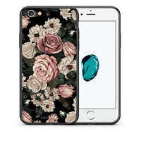Thumbnail for Θήκη iPhone 6 Plus/6s Plus Wild Roses Flower από τη Smartfits με σχέδιο στο πίσω μέρος και μαύρο περίβλημα | iPhone 6 Plus/6s Plus Wild Roses Flower case with colorful back and black bezels