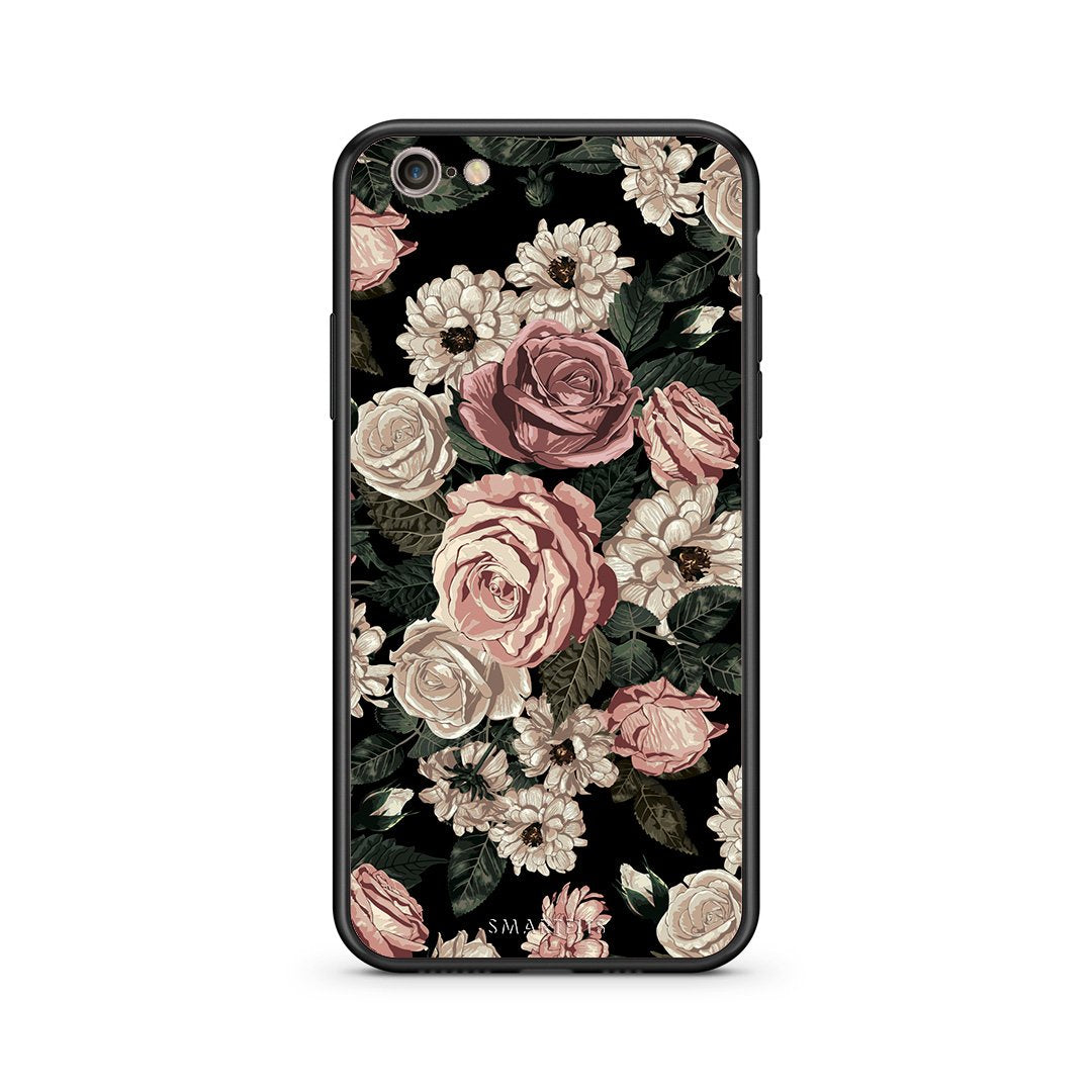 4 - iphone 6 6s Wild Roses Flower case, cover, bumper