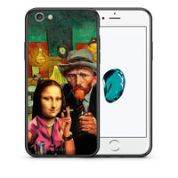 Thumbnail for Θήκη iPhone 6/6s Funny Art από τη Smartfits με σχέδιο στο πίσω μέρος και μαύρο περίβλημα | iPhone 6/6s Funny Art case with colorful back and black bezels