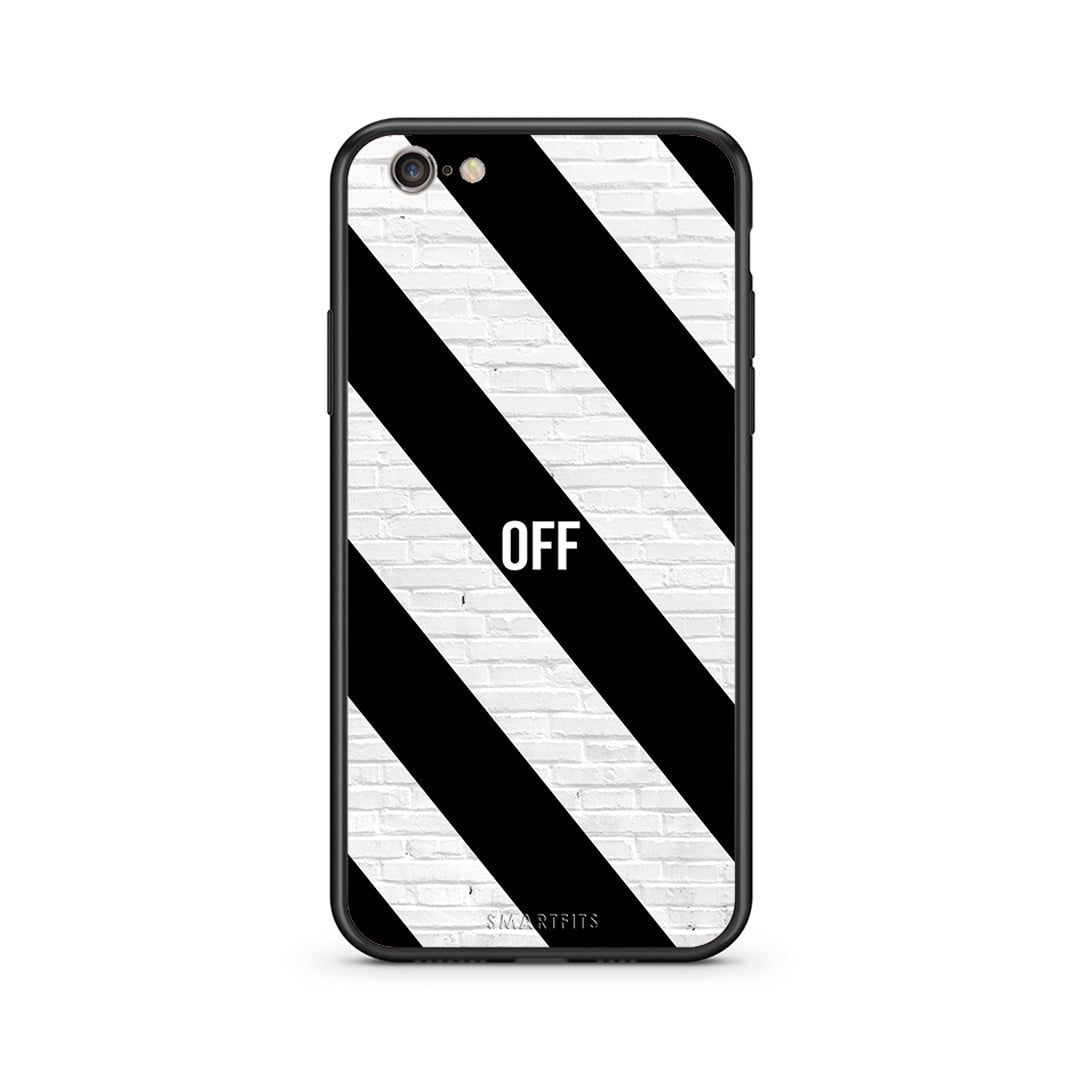 iPhone 7/8 Get Off θήκη από τη Smartfits με σχέδιο στο πίσω μέρος και μαύρο περίβλημα | Smartphone case with colorful back and black bezels by Smartfits