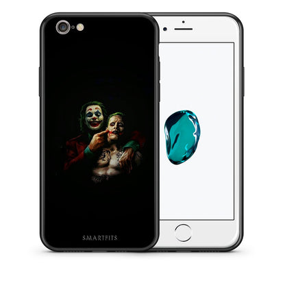 Θήκη iPhone 6/6s Clown Hero από τη Smartfits με σχέδιο στο πίσω μέρος και μαύρο περίβλημα | iPhone 6/6s Clown Hero case with colorful back and black bezels