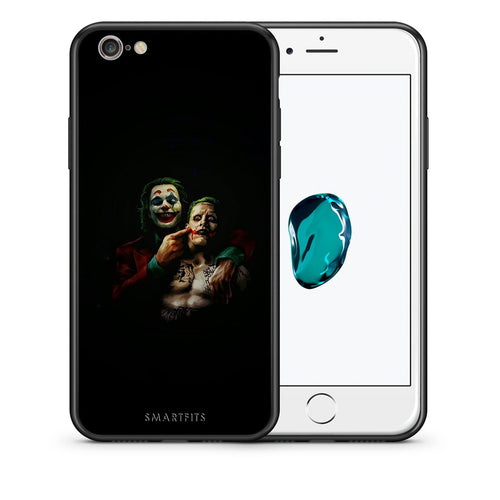 Θήκη iPhone 6/6s Clown Hero από τη Smartfits με σχέδιο στο πίσω μέρος και μαύρο περίβλημα | iPhone 6/6s Clown Hero case with colorful back and black bezels