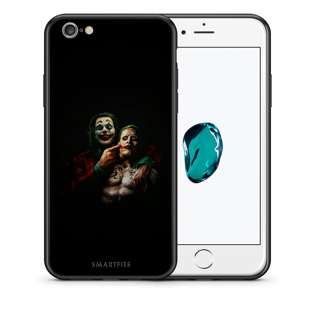 Θήκη iPhone 6 Plus/6s Plus Clown Hero από τη Smartfits με σχέδιο στο πίσω μέρος και μαύρο περίβλημα | iPhone 6 Plus/6s Plus Clown Hero case with colorful back and black bezels