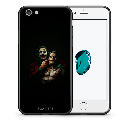 Θήκη iPhone 6 Plus/6s Plus Clown Hero από τη Smartfits με σχέδιο στο πίσω μέρος και μαύρο περίβλημα | iPhone 6 Plus/6s Plus Clown Hero case with colorful back and black bezels