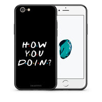 Thumbnail for Θήκη iPhone 7/8/SE 2020 How You Doin από τη Smartfits με σχέδιο στο πίσω μέρος και μαύρο περίβλημα | iPhone 7/8/SE 2020 How You Doin case with colorful back and black bezels
