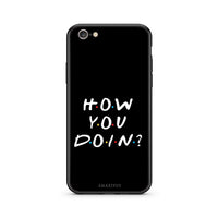 Thumbnail for iPhone 7/8 How You Doin θήκη από τη Smartfits με σχέδιο στο πίσω μέρος και μαύρο περίβλημα | Smartphone case with colorful back and black bezels by Smartfits