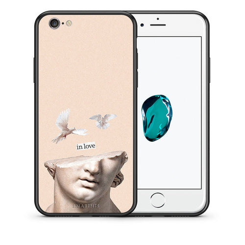 Θήκη iPhone 6/6s In Love από τη Smartfits με σχέδιο στο πίσω μέρος και μαύρο περίβλημα | iPhone 6/6s In Love case with colorful back and black bezels