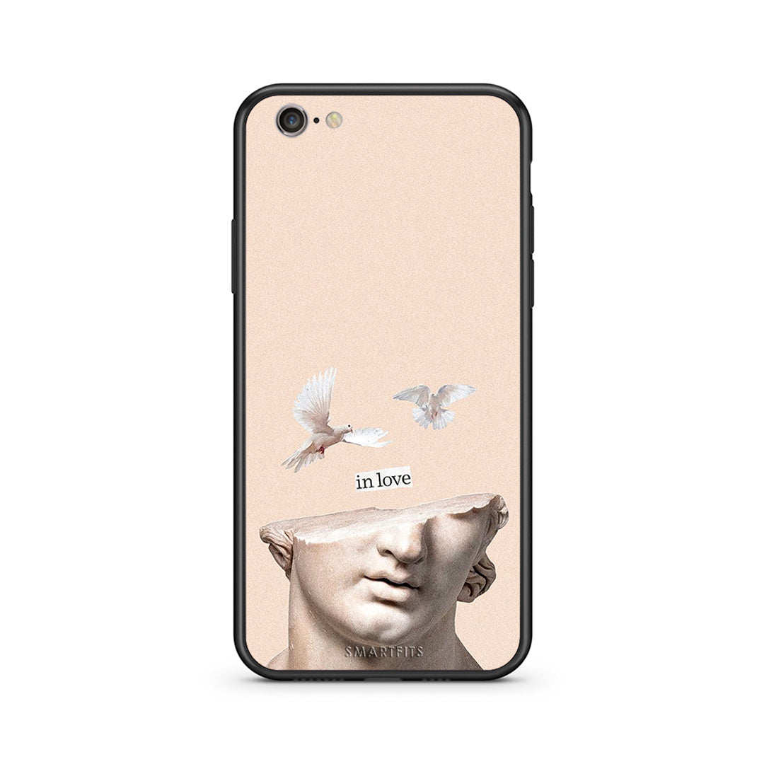 iphone 6 6s In Love θήκη από τη Smartfits με σχέδιο στο πίσω μέρος και μαύρο περίβλημα | Smartphone case with colorful back and black bezels by Smartfits