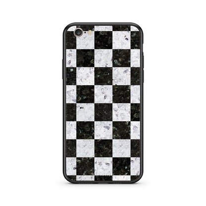 4 - iphone 6 plus 6s plus Square Geometric Marble case, cover, bumper